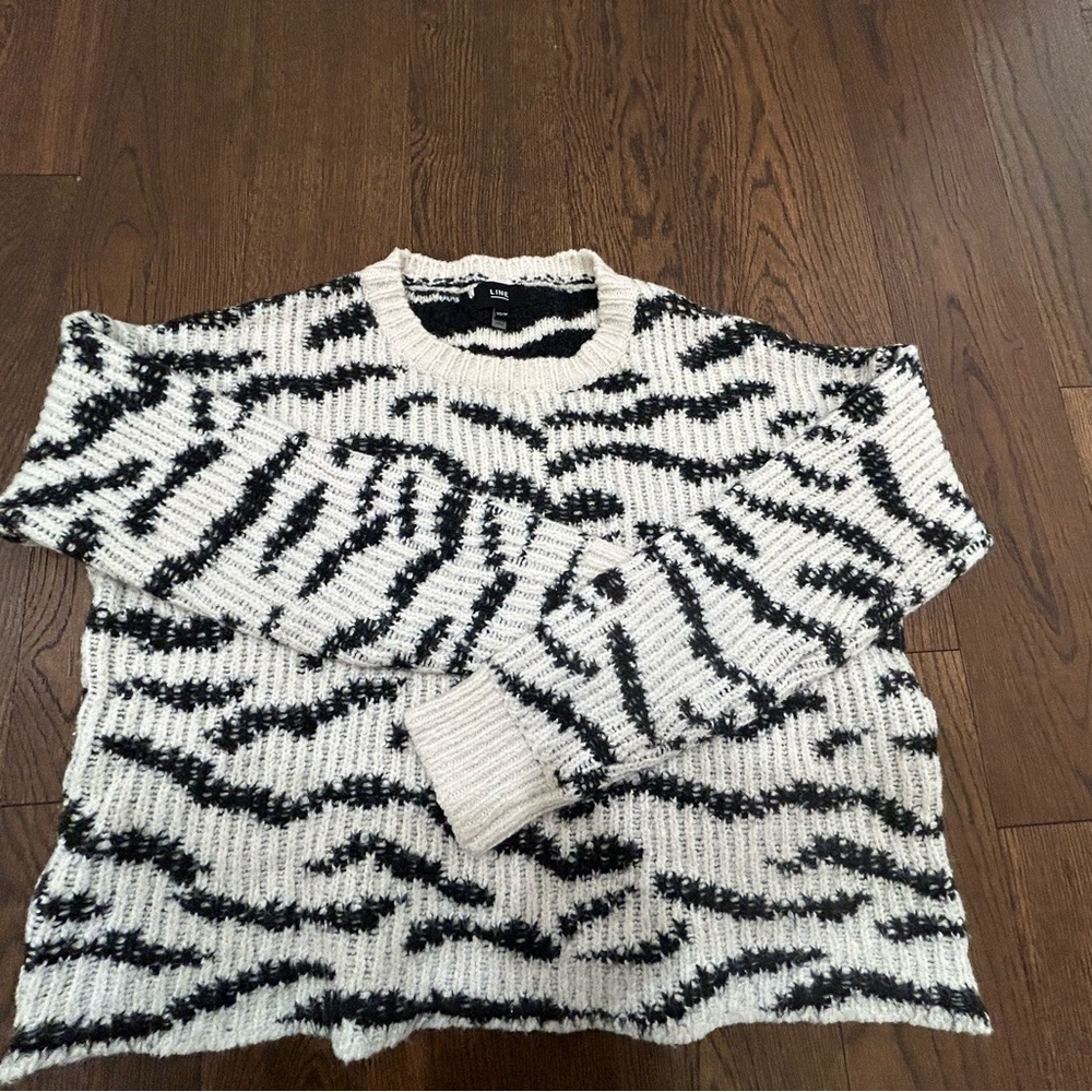 Zebra Print Sweater